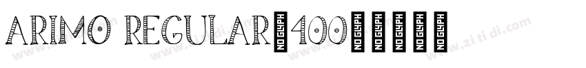 arimo regular_400_字体转换